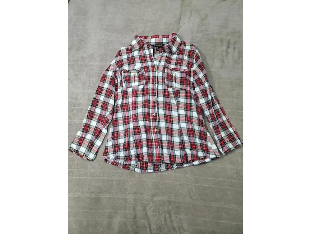 Vinatge Rocawear Red Plaid Flannel Shirt
